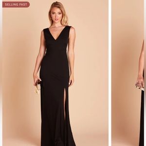 Birdy Grey Shamin Crepe Dress - Black Bridesmaid Dress